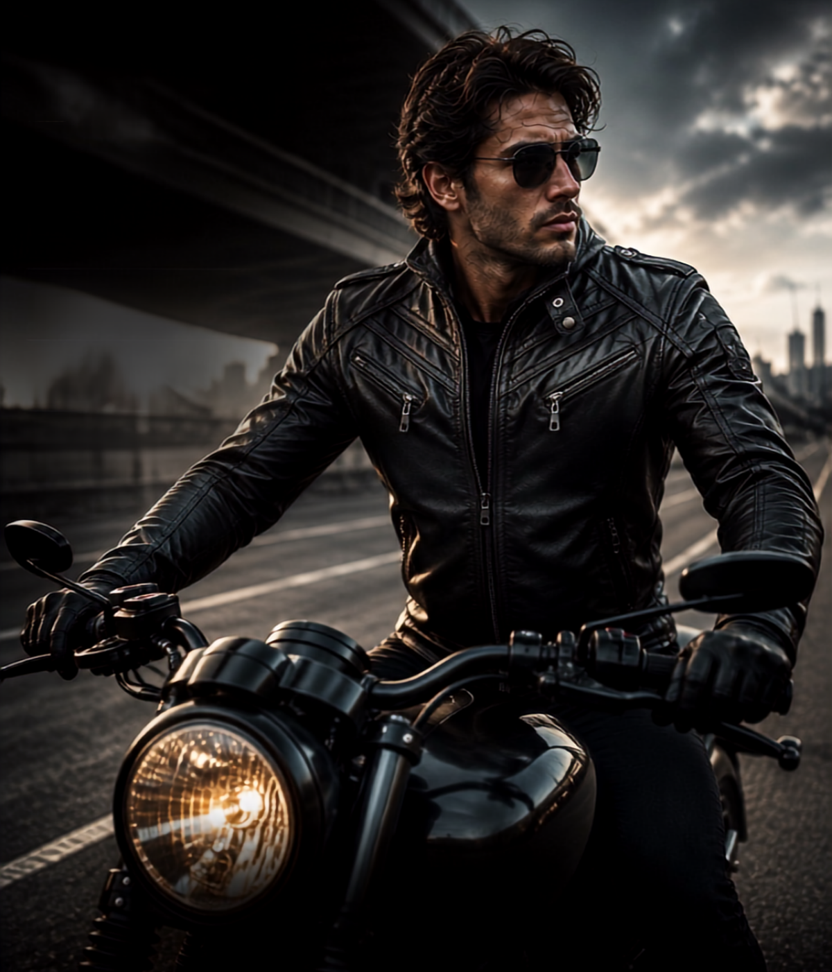 Premium leather and wool materials